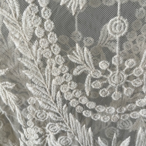 Boho Lace Style Sheer Shirt - Picture 3 of 4